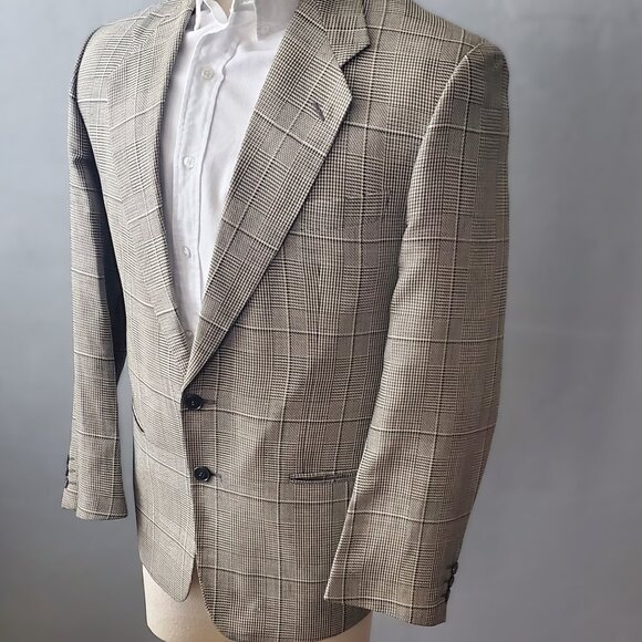 Vintage Ungaro Uomo Houndstooth Sport Coat - Picture 2 of 9